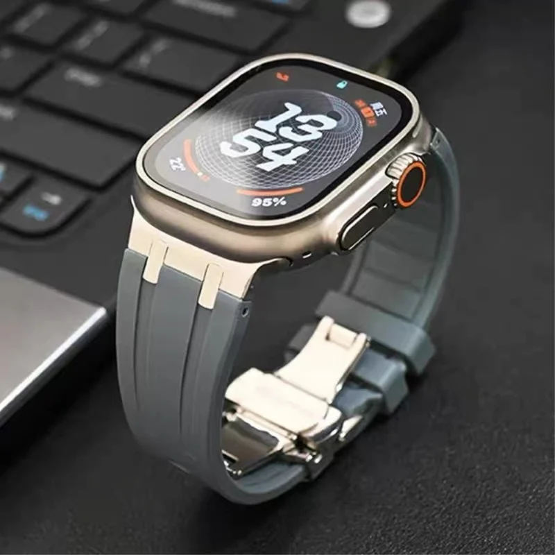 Auffallend schönes Apple Smartwatch Silikon Universel Armband
