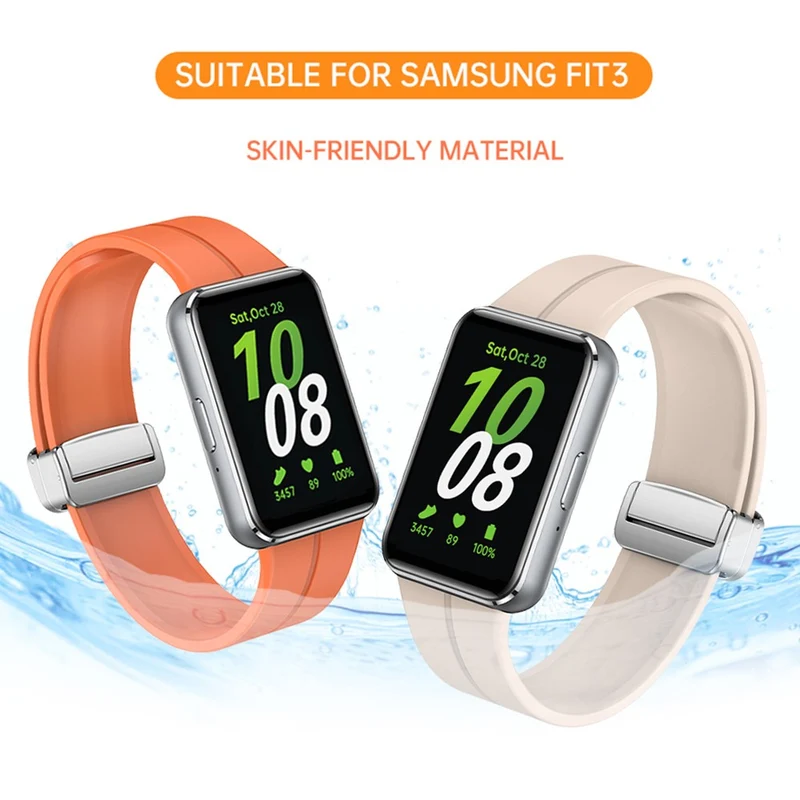 Brillantes Samsung Galaxy Fit 3 Silikonarmband