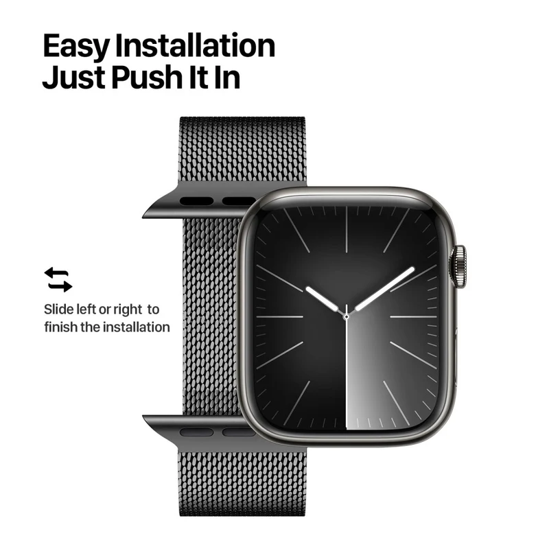 Mega zuverlässiges Apple Smartwatch Metall-Universalarmband
