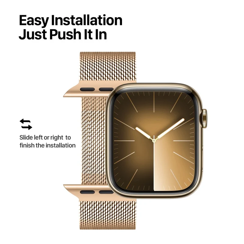 Mega zuverlässiges Apple Smartwatch Metall-Universalarmband