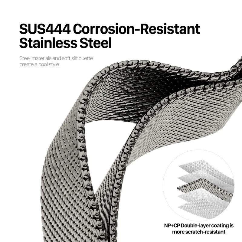 Mega zuverlässiges Apple Smartwatch Metall-Universalarmband