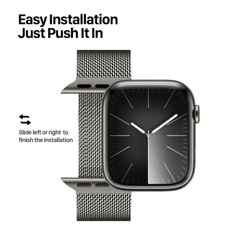 Mega zuverlässiges Apple Smartwatch Metall-Universalarmband