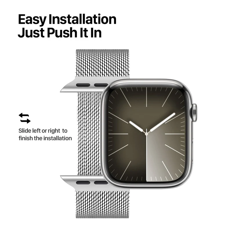 Mega zuverlässiges Apple Smartwatch Metall-Universalarmband