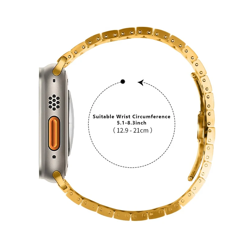 Sehr elegantes Apple Smartwatch Metall-Universalarmband
