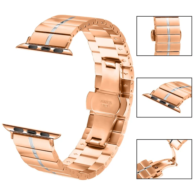 Sehr elegantes Apple Smartwatch Metall-Universalarmband