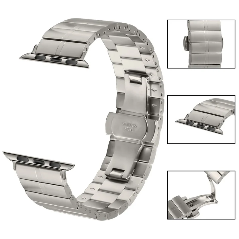 Sehr elegantes Apple Smartwatch Metall-Universalarmband