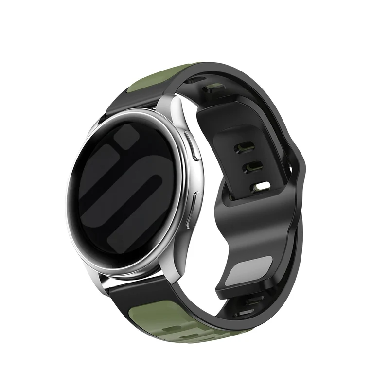 Suunto Core 2 Outdoor Duo Silikonarmband (Grün/Schwarz)