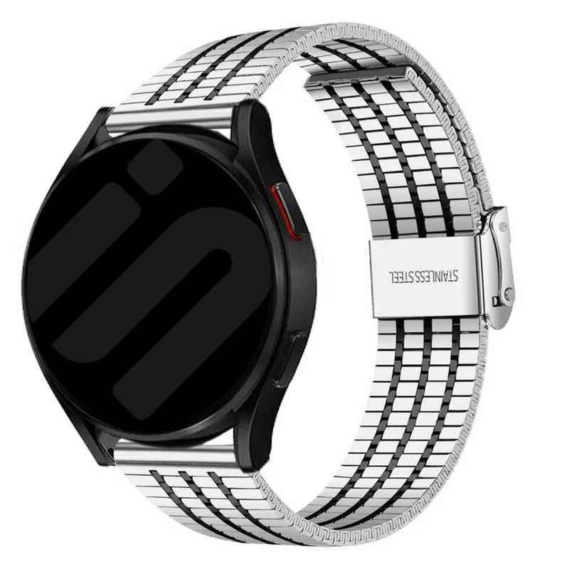 Suunto Core 2 Feines Stahlarmband (Silber/Schwarz)