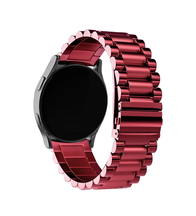 Suunto Core 2 Stahlarmband (Weinrot)