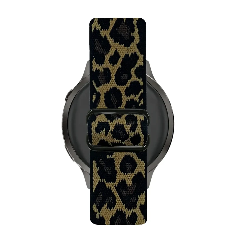 Bandz Garmin Venu 2s Elastisches Nylonband (Leopard)