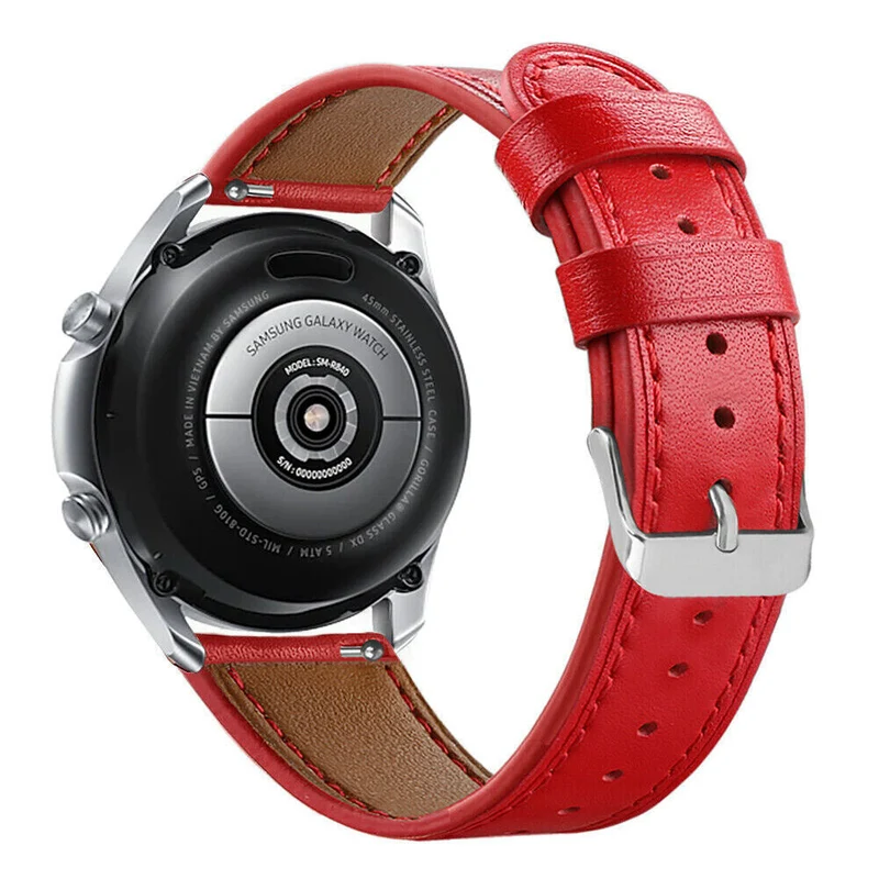 Suunto Core 2 Modernes Lederarmband (Rot)