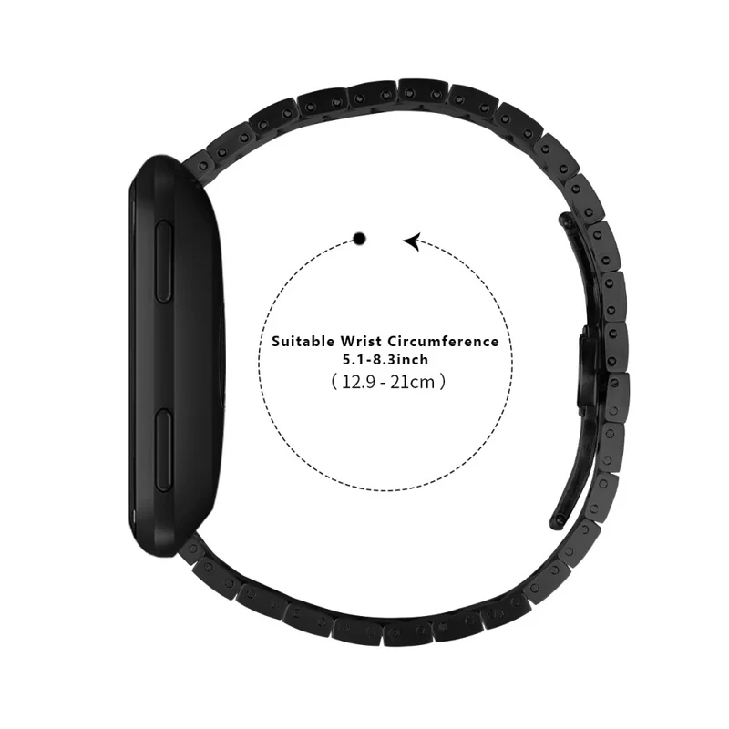 Auffallend schönes Fitbit Smartwatch Metall-Universalarmband