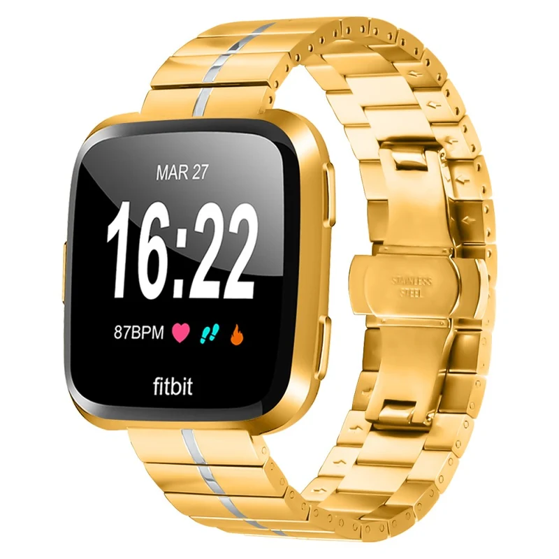 Auffallend schönes Fitbit Smartwatch Metall-Universalarmband