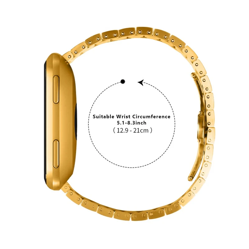 Auffallend schönes Fitbit Smartwatch Metall-Universalarmband