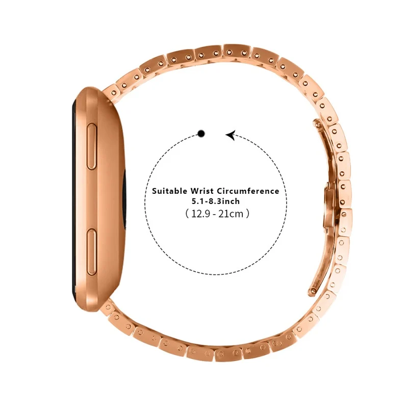 Auffallend schönes Fitbit Smartwatch Metall-Universalarmband