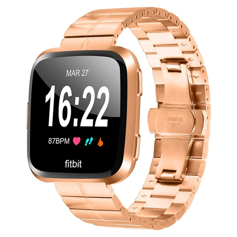 Auffallend schönes Fitbit Smartwatch Metall-Universalarmband