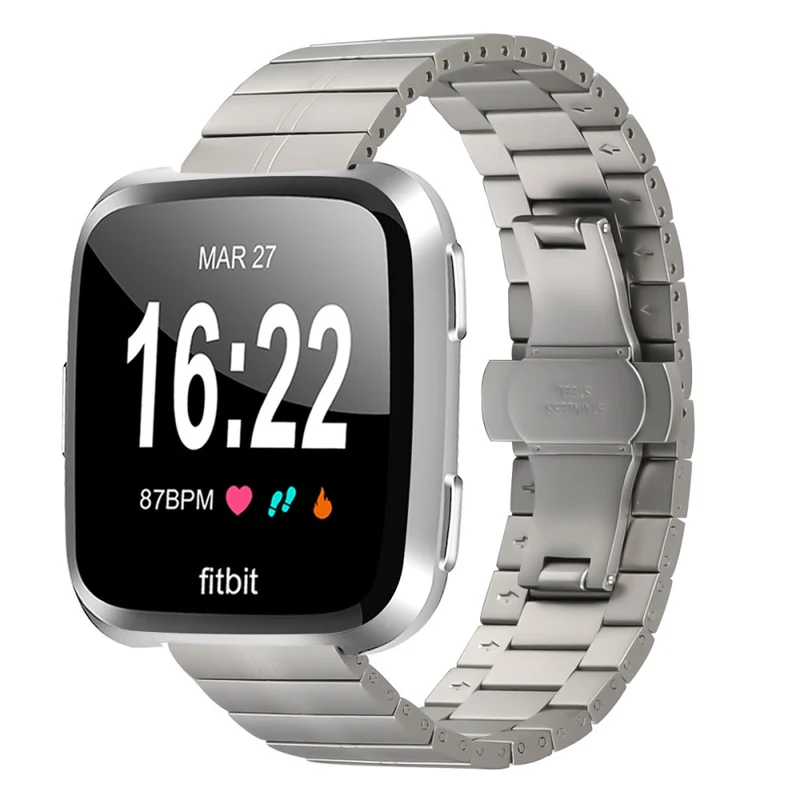 Auffallend schönes Fitbit Smartwatch Metall-Universalarmband