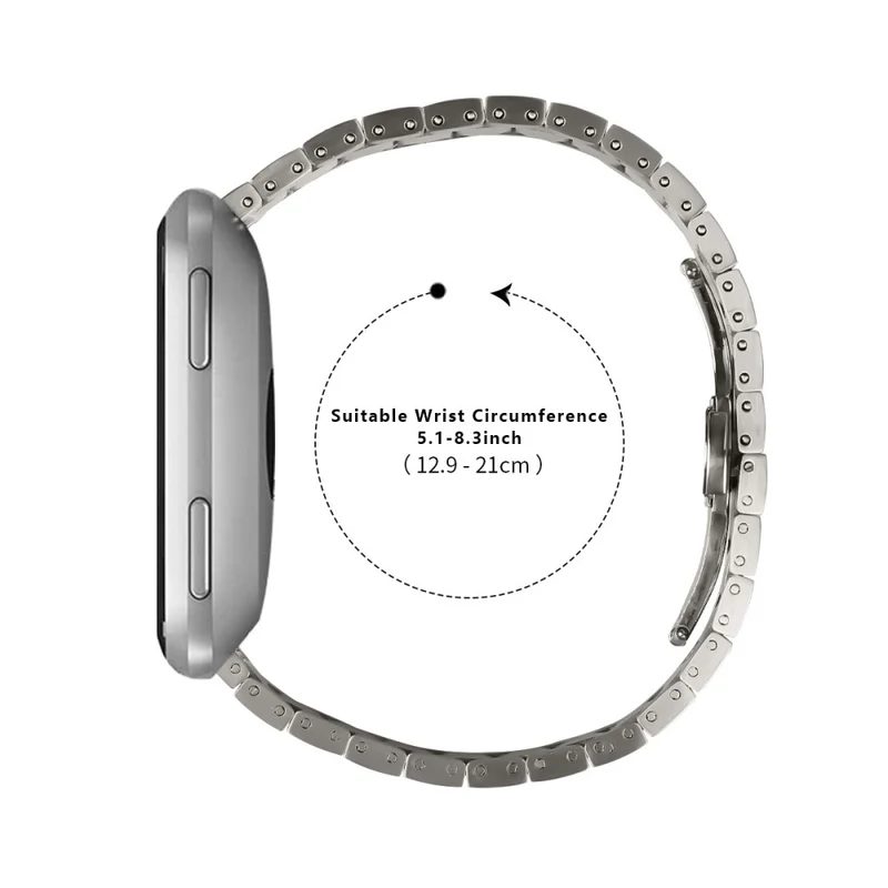 Auffallend schönes Fitbit Smartwatch Metall-Universalarmband