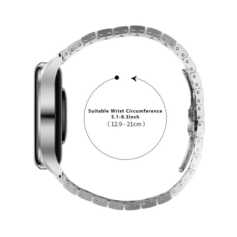 Auffallend angenehmes Samsung Galaxy Watch (46mm) Metallarmband