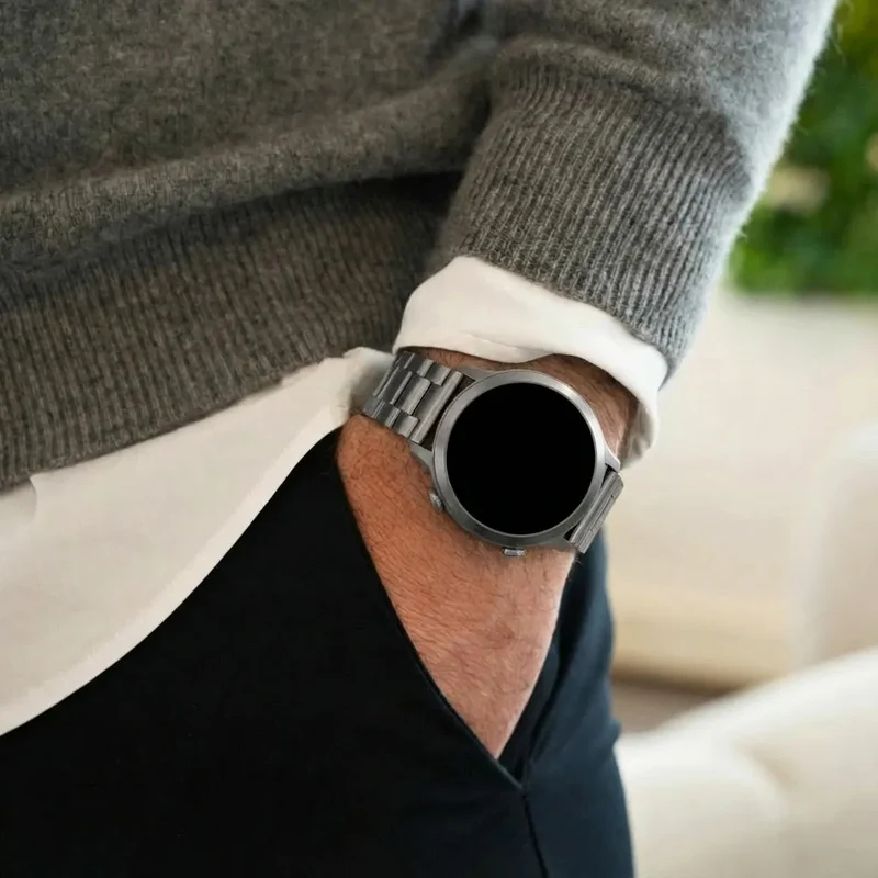 Oppo Watch X3 Titanarmband 'One Push' (Graphit)