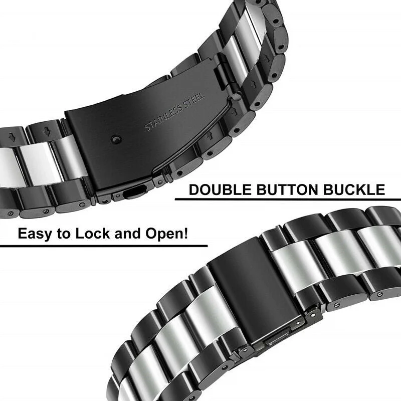 Suunto Core 2 Stahlarmband (Schwarz/Silber)