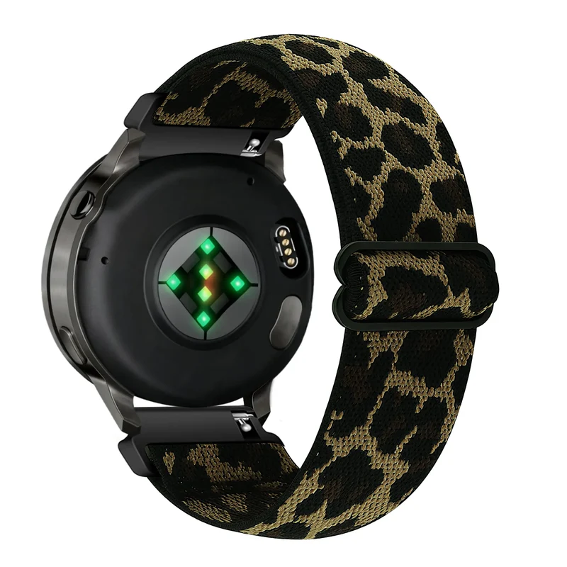 Bandz Garmin Venu 4 - 41mm Elastisches Nylonband (Leopard)