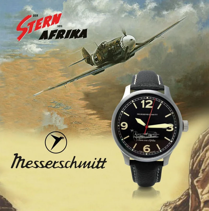Messerschmitt ME-42Stern Herrenuhr • Made in Germany