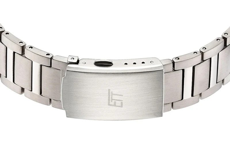 Eco Tech Time Everest EGT-11709-32M Herrenuhr • Solar-Funk • Titan