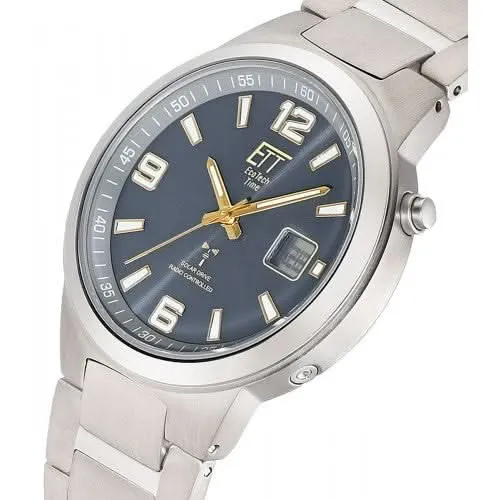 Eco Tech Time Everest EGT-11708-52M Herrenuhr • Solar • Funk