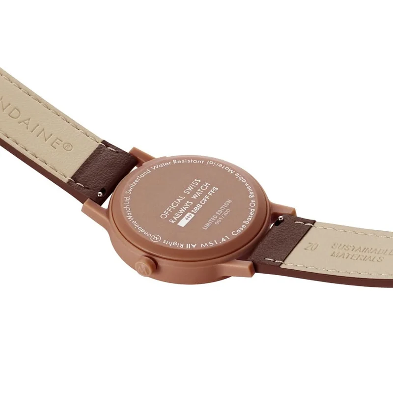 Mondaine essence MS1.41170.LTV Unisex-Uhr • Schweizer Design • Nachhaltig
