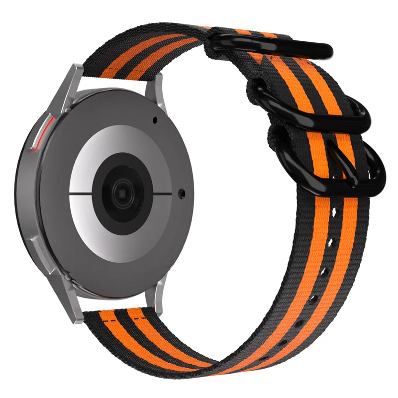 Suunto Core 2 Schnallen-Nylonarmband (Schwarz/Orange)