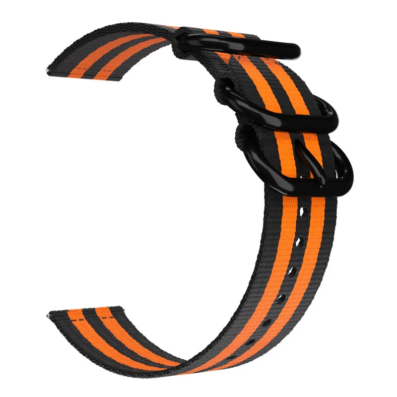 Suunto Core 2 Schnallen-Nylonarmband (Schwarz/Orange)