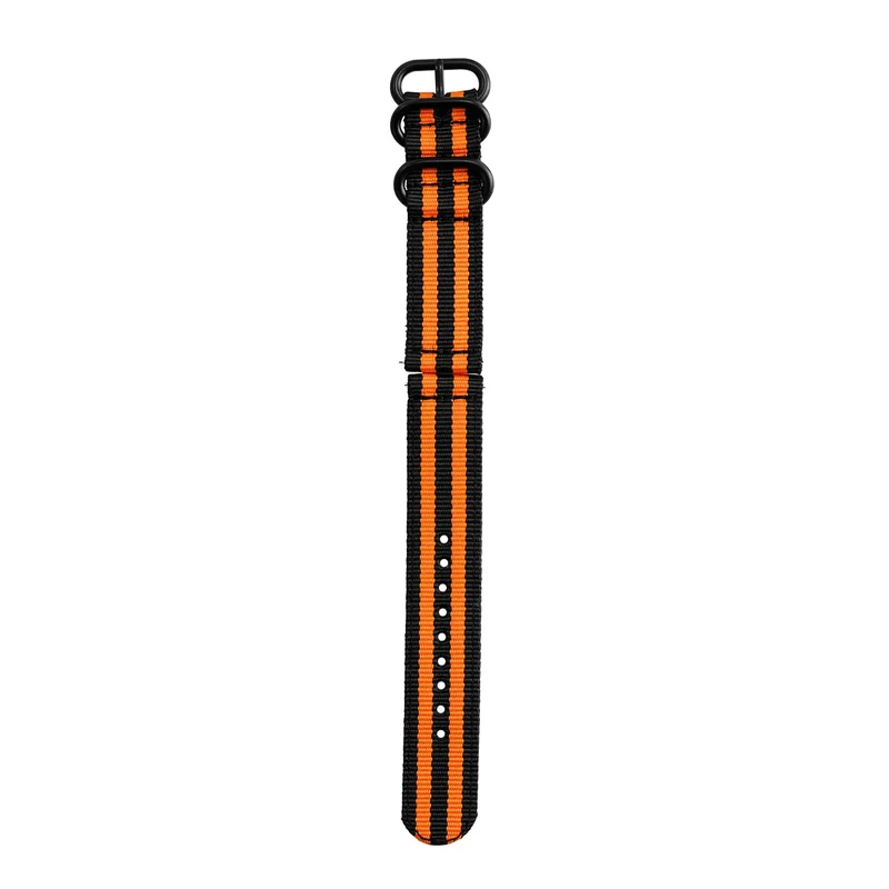 Suunto Core 2 Schnallen-Nylonarmband (Schwarz/Orange)
