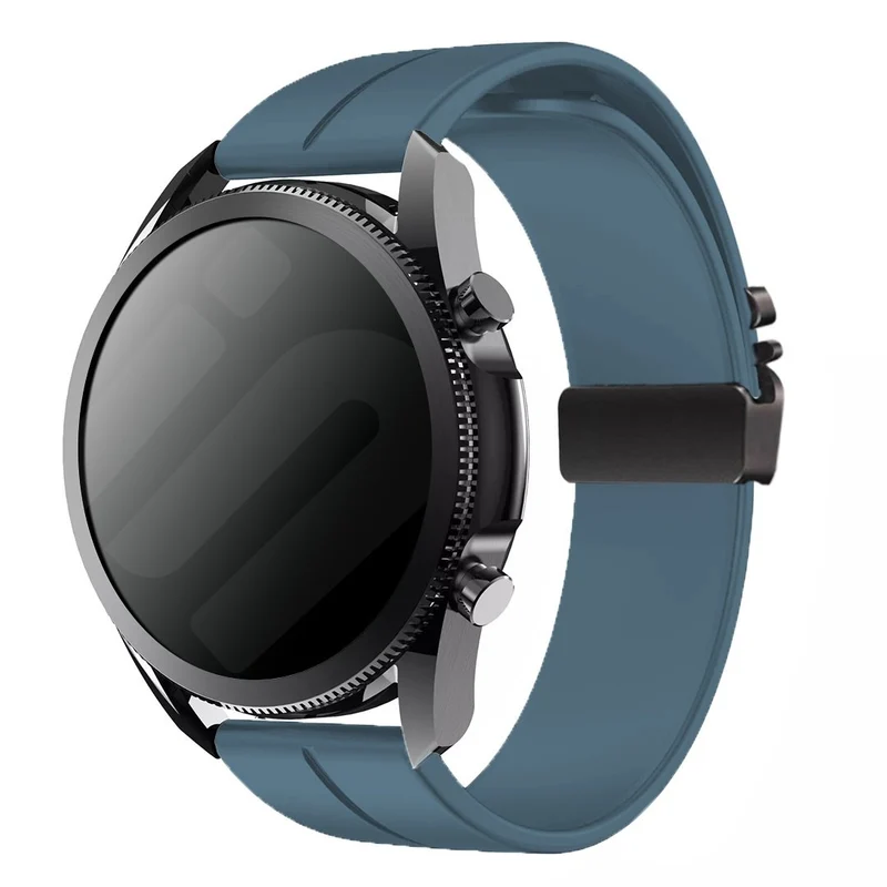 Suunto Core 2 Silikonarmband mit P-Schnalle (Graublau)