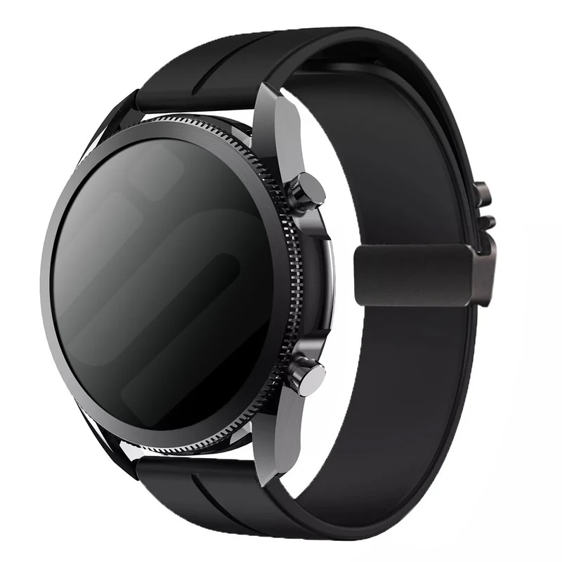 Suunto Core 2 Silikonarmband mit P-Schnalle (Schwarz)