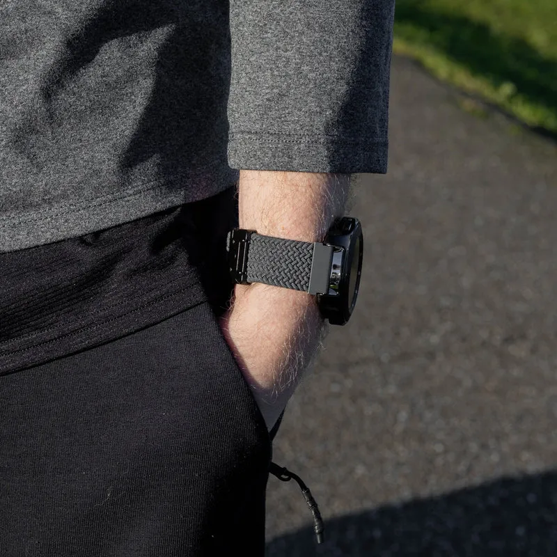 Suunto Core 2 Geflochtenes Armband mit P-Schnalle (Grau)