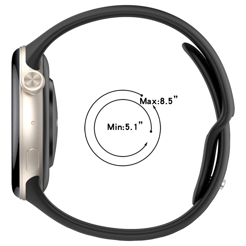 Auffallend prächtiges Vivo Watch 3 Silikonarmband