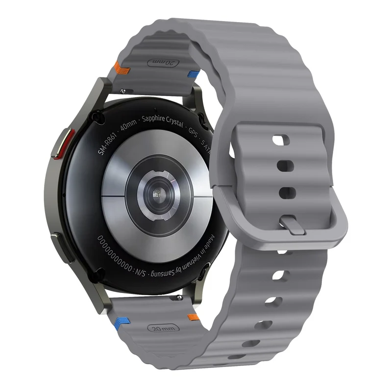 Suunto Core 2 Wave Silikonarmband (Dunkelgrau)