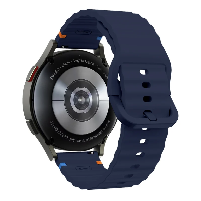 Suunto Core 2 Wave Silikonarmband (Dunkelblau)