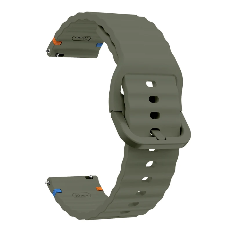 Suunto Core 2 Wave Silikonarmband (Armeegrün)
