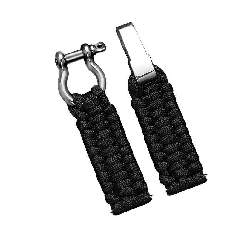Suunto Core 2 Nylon Seilarmband (Schwarz)