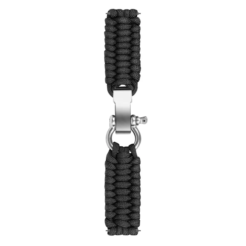 Suunto Core 2 Nylon Seilarmband (Schwarz)