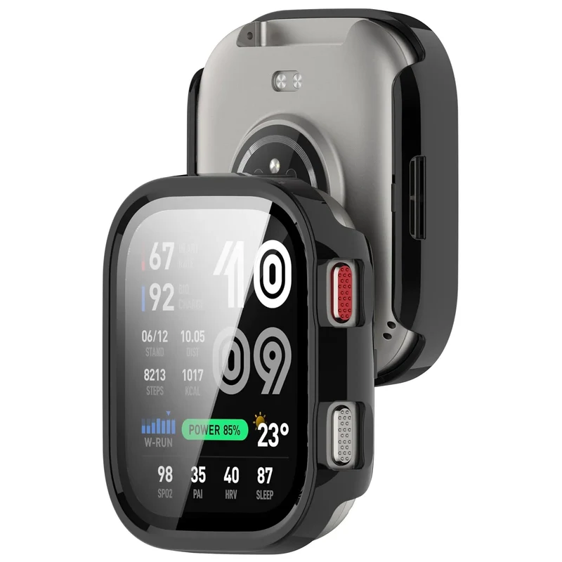 Amazfit Bip Max PC-Hülle mit Glas (Schwarz)
