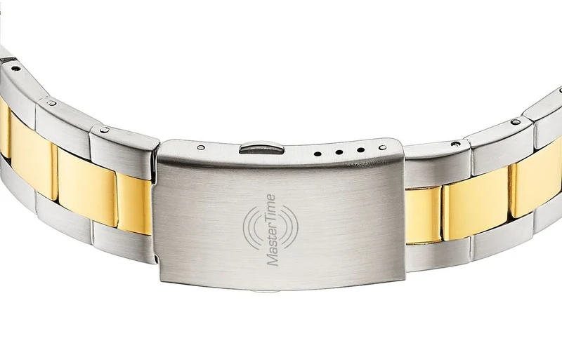 Master Time Expert Edelstahl MTGA-10956-12M Herrenuhr • Funk • Solar