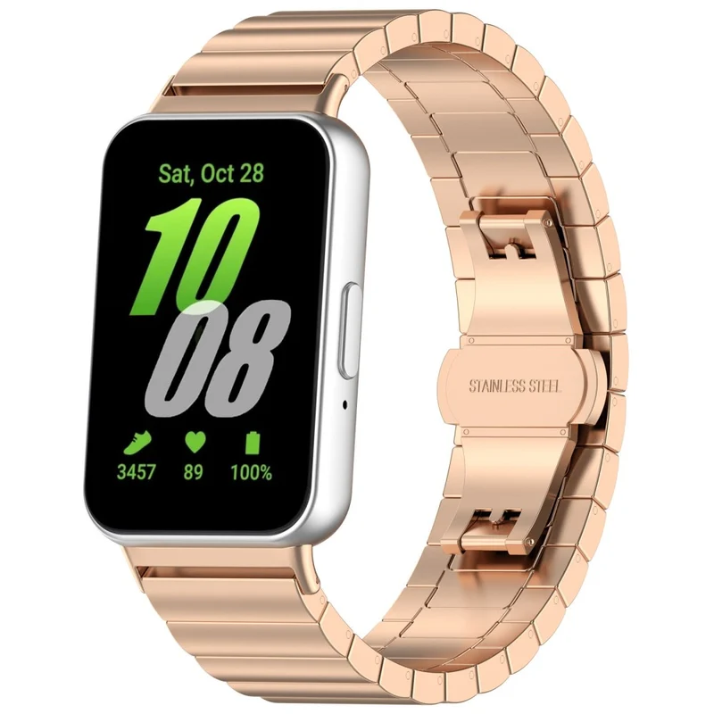 Bemerkenswert ordentliches Samsung Galaxy Fit 3 Metallarmband