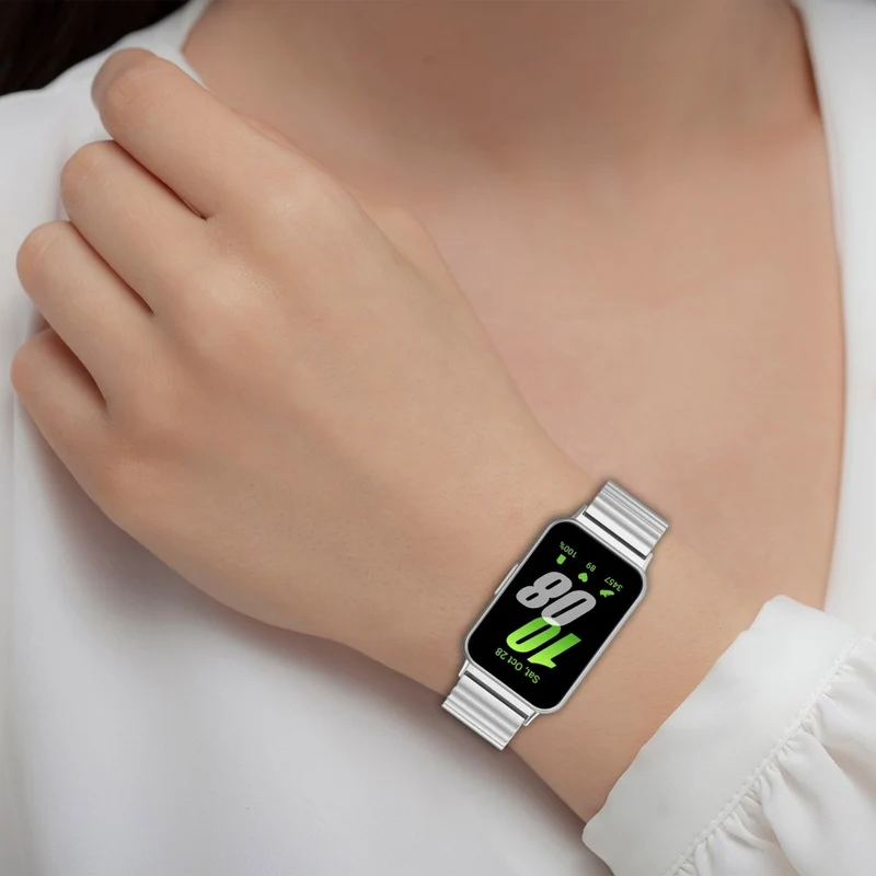 Bemerkenswert ordentliches Samsung Galaxy Fit 3 Metallarmband