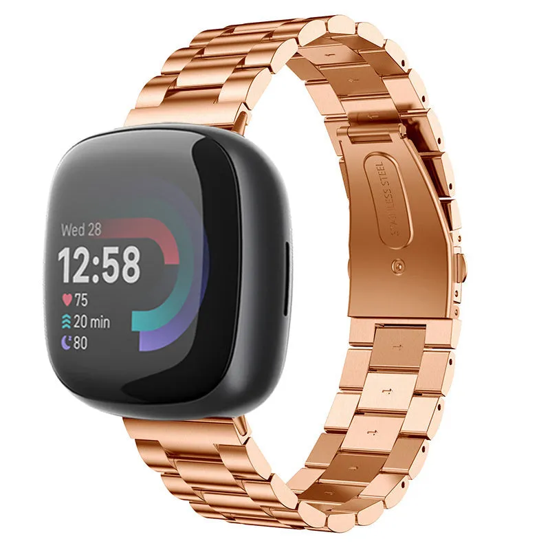 Fitbit Sense 2 Stahlarmband (Roségold)