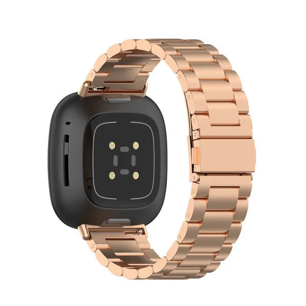 Fitbit Sense 2 Stahlarmband (Roségold)