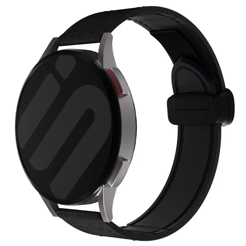 Suunto Core 2 D-Schnalle Lederarmband (Schwarz)