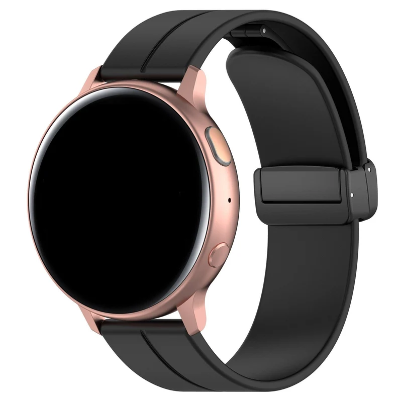 Suunto Core 2 Silikonarmband D-Schnalle (Schwarz)